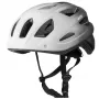 Vayox Active Cycling Helmet with LED Light, White-Black, Size M (54-58 cm)