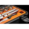 NEO TOOLS 08-694 1/2 Inch Drive Socket Wrench Set, 23-Piece, Chrome Vanadium Steel, DIN 3124