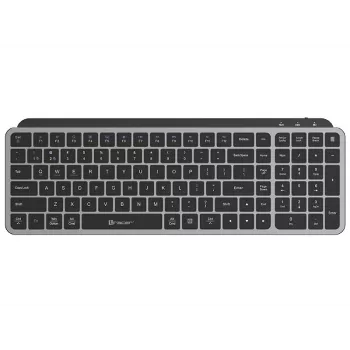 TRACER STONE RF 2.4G+BT Wireless Keyboard, QWERTY US International, Black