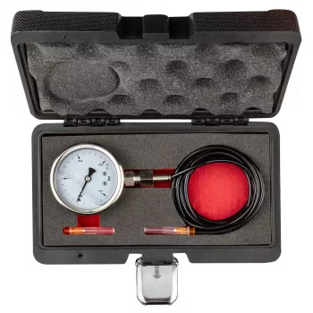 NEO TOOLS Turbocharger Pressure Tester 0-3 bar with Analog Gauge and 3 Adapters