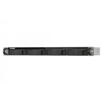 QNAP TS-432XeU-4G 4-Bay Rackmount NAS, AnnapurnaLabs AL314 Quad-Core 1.7GHz, 4GB DDR4, 1x 10GbE SFP+, 2x 2.5GbE RJ-45, 1U
