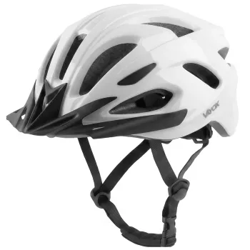 Vayox Speed Glossy White LED Cycling Helmet Size M