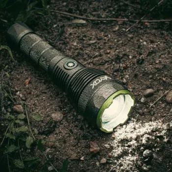 Vayox VA0462 5000 Lumen USB-C Rechargeable Tactical Flashlight with CREE XHP70.2 LED, Power Bank, and Telescopic Zoom