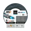 CELLFAST HOBBY ATS 1 Garden Hose 10 m – 1/2 inch 3-Layer Anti-Twist PVC, Burst 20 bar, UV & Algae Resistant, Green/Yellow