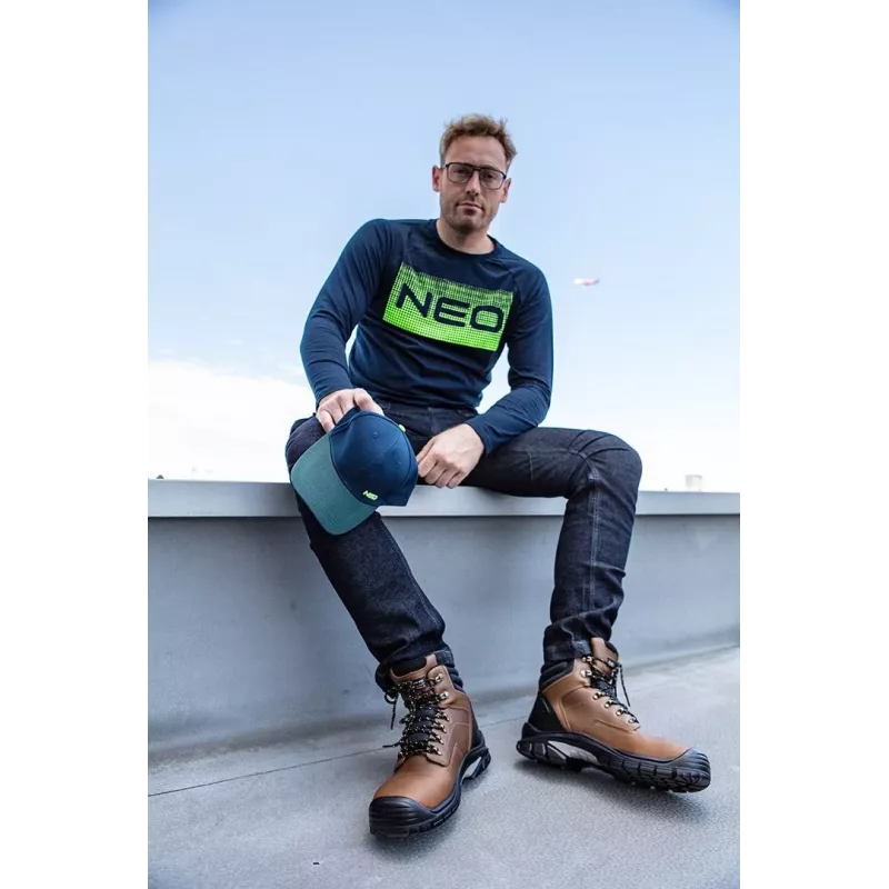 NEO TOOLS DENIM 5-Pocket Work Trousers, Size M, Blue, Regular Fit, Reinforced Seams, EN ISO 13688