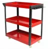 SILVER Workshop Trolley 3 Levels, Steel, 105 kg Capacity, 700x350x700 mm
