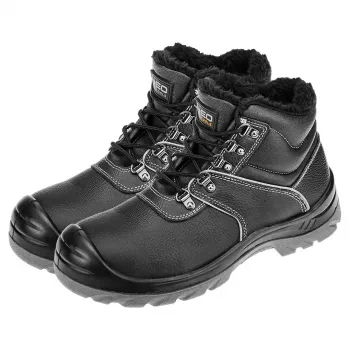 NEO TOOLS Work Ankle Boots Padded S3 SRC, Steel Toe Cap and Penetration-Resistant Insert, Size 46