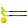 LEAN TOYS Floorball Set with 2 Hockey Sticks and Ball, 82 cm, Red/Blue, for Kids 6+