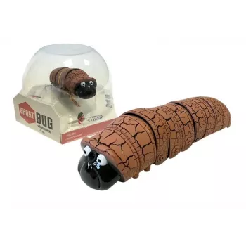 LEAN TOYS Infrared Caterpillar Avoids Obstacles Brown