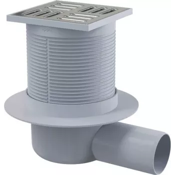 DEANTE KOS_001C Point Drain Grate Stainless Steel 150x150 mm DN 50/70/100 Load Class K3
