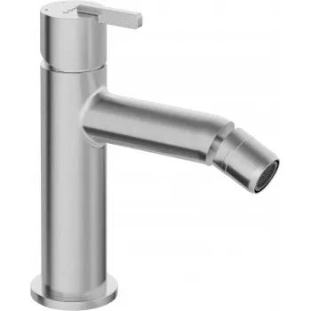 DEANTE Bidetowa Battery Bidet Faucet, Matte Black, Brass, Single Lever, Deck-Mounted