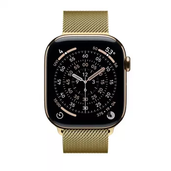 Crong Milano Steel Stainless Steel Band for Apple Watch 38/40/41/42 mm Gold