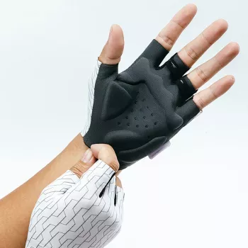 ROCKBROS MTB Cycling Gloves Size L - White-Black