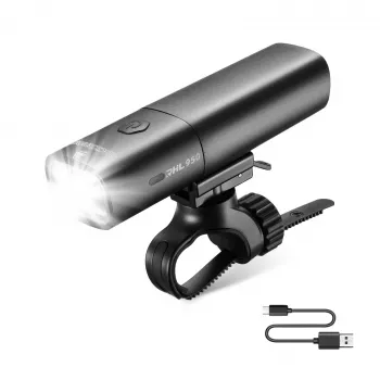 ROCKBROS RHL950 Front Bicycle Light 950 lm with Removable Battery USB-C - Black