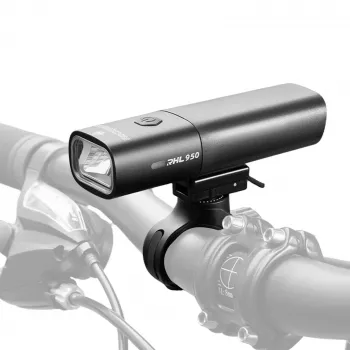 ROCKBROS RHL950 Front Bicycle Light 950 lm with Removable Battery USB-C - Black