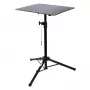 STAND4ME LPS Laptop Tripod Mixer Projector Stand - Steel, Height Adjustable 900-1450mm, 15kg Load, Black
