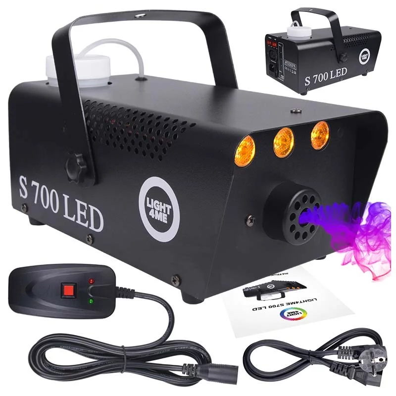 Light4Me S 700W LED Smoke and Fog Machine with Remote Control Effect