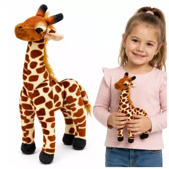 LEAN TOYS Plush Giraffe Soft Cuddly Toy 30 cm