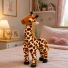 LEAN TOYS Plush Giraffe Soft Cuddly Toy 30 cm
