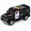 LEAN TOYS Police Car Special Vehicle 1:32 Scale Black with Lights and Sounds