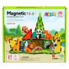 LEAN TOYS Magnetic Construction Blocks Wild Animals Jungle ZOO 27 pcs