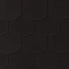 NO NAME Roof Tile Fish Scale Graphite 1 Piece - Bituminous Roof Shingle, Hexagonal Pattern, 3.0-3.5mm, Basalt Granules, 15-Year Lifespan