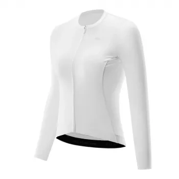 ROCKBROS Women's Long Sleeve Cycling Jersey TVI White Size M