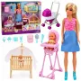 LEAN TOYS Anlily Mom and Baby Twins Doll Set Accessories