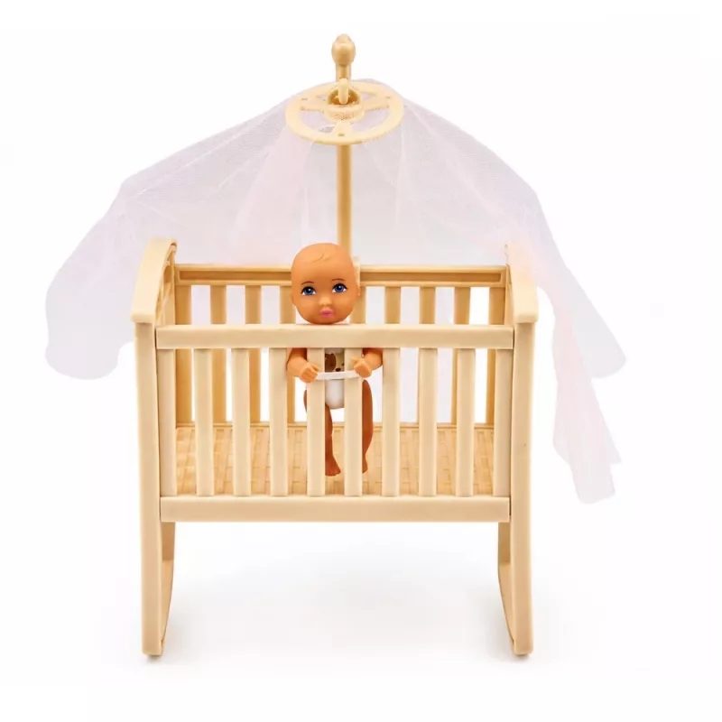 LEAN TOYS Anlily Mom and Baby Twins Doll Set Accessories