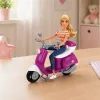 LEAN TOYS Anlily Traveler Doll on Scooter with Glasses, Phone Holder and Accessories