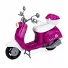 LEAN TOYS Anlily Traveler Doll on Scooter with Glasses, Phone Holder and Accessories
