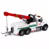 LEAN TOYS Construction Truck with Adjustable Crane Lights Sounds White 1:14