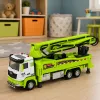 LEAN TOYS Concrete Pump Truck with Lights, Sounds, Water, Drive 1:40