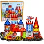 LEAN TOYS Magnetic Construction Blocks Fire Station 42 Pieces