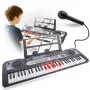 MQ 6119L 61-Key Portable Electronic Keyboard with LED Display, 128 Tones, 128 Rhythms, Recording and Lesson Functions, Black