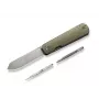 CIVIVI Sendy Folding Knife 14C28N Drop Point Blade G10 Green Handle EDC Pocket Knife