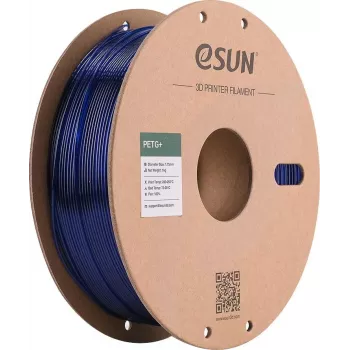 ESUN PETG+ 1.75mm Transparent Blue 1kg Paper Spool
