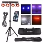 LIGHT4ME LED BAR COB PAR 4x30W RGB LED PAR Can with Stand and Cover