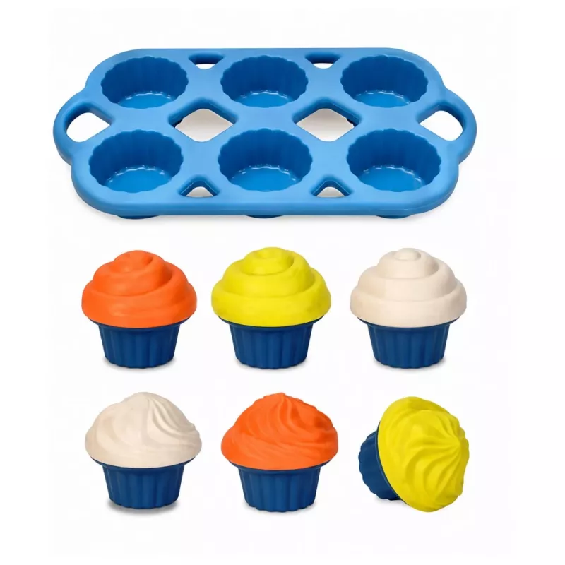 LEAN TOYS Eco-Friendly Wooden Ice Cream Maker Set for Kids, 26 pcs