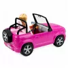 LEAN TOYS Anlily Doll in a Purple Convertible Car with Phone Holder and Headphones Playset