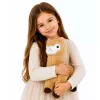 LEAN TOYS Plush Alpaca Llama Plush Toy Cuddly Toy Soft Fur Cream 38 cm