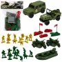 LEAN TOYS Military Set Soldiers Vehicles Military Base Tower Figures 46 pcs