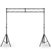 STAND4ME LTS 1 Lighting Truss System DJ Gate with Tripod Stands, 3m Width, 60kg Load, Black