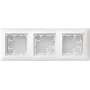 Busch-Jaeger 1713-914 Surface-Mount Box, 3-Gang, High Profile, Alpine White