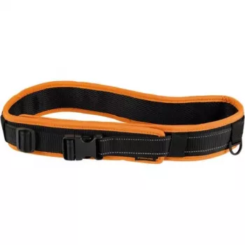 Fiskars Functional Form Tool Belt with Quick-Release Buckle, Adjustable Waist up to 120 cm, Durable Water-Repellent Polyester, Multiple Pockets and Loops, Black/Orange