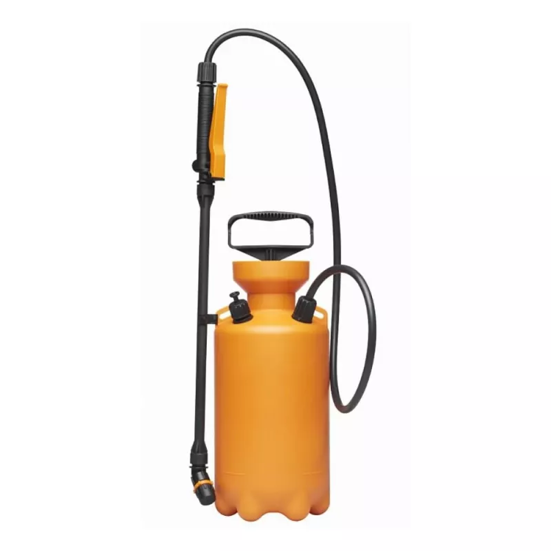 FISKARS Pressure Sprayer 5L Manual Garden Pump Sprayer with Adjustable Nozzle, Shoulder Strap, and Pressure Relief Valve