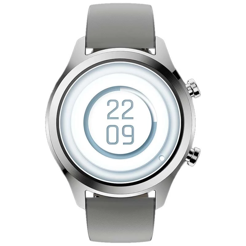 TicWatch C2 Plus Smartwatch Platinum NFC GPS AMOLED 1.3 inch Waterproof 24/7 Activity Tracking