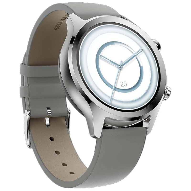 TicWatch C2 Plus Smartwatch Platinum NFC GPS AMOLED 1.3 inch Waterproof 24/7 Activity Tracking