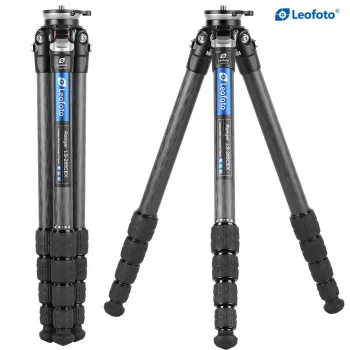 Leofoto LS-285CEX Carbon Fiber Ranger Series Tripod with Integrated Leveling Base