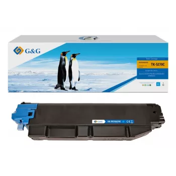 G&G Toner kompatibel mit Kyocera TK-5270C